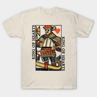 Character of Playing Card King of Hearts T-Shirt